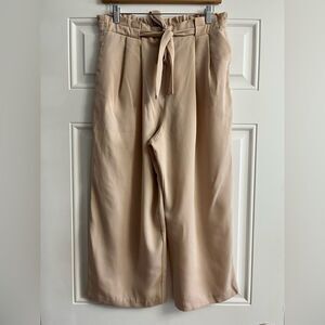 Zara paperbag  straight pants